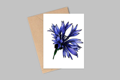 Cornflower Greeting Card