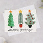 Christmas Tree Season's Greetings Card