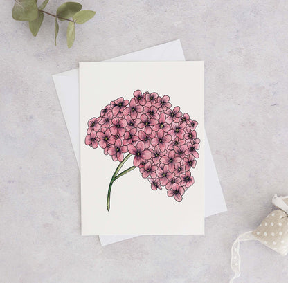 Hydrangea Greeting Card