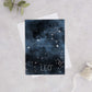 Leo Constellation Birthday Card