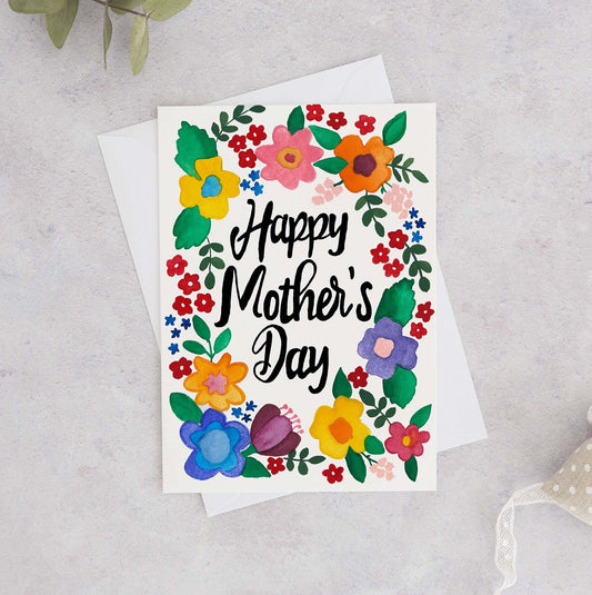 Botanical Happy Mother's Day Card