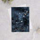 Virgo Constellation Birthday Card