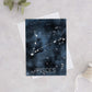 Pisces Constellation Birthday Card